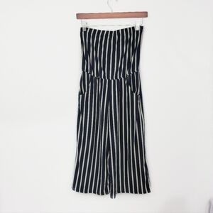 Women's Small Velvet Torch Striped romper